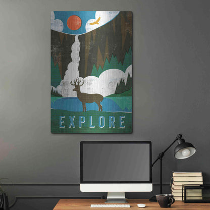 Luxe Metal Art 'Big Sky II' by Michael Mullan, Metal Wall Art,24x36