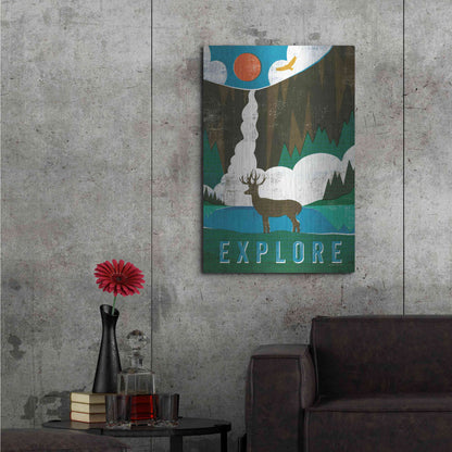 Luxe Metal Art 'Big Sky II' by Michael Mullan, Metal Wall Art,24x36