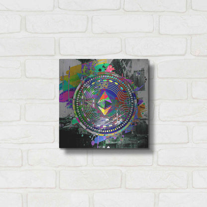 Luxe Metal Art 'Ethereum The Predator' by Luxe Metal Art Portfolio, Metal Wall Art,12x12