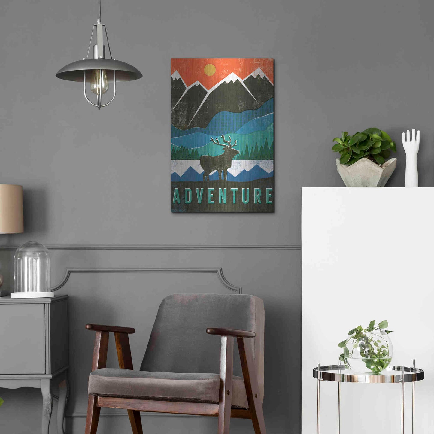 Luxe Metal Art 'Big Sky I' by Michael Mullan, Metal Wall Art,16x24