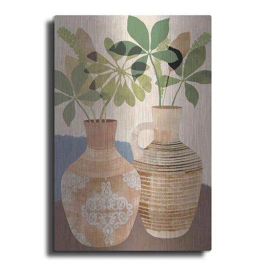 Luxe Metal Art 'Boho Still Life II' by Flora Kouta Metal Wall Art