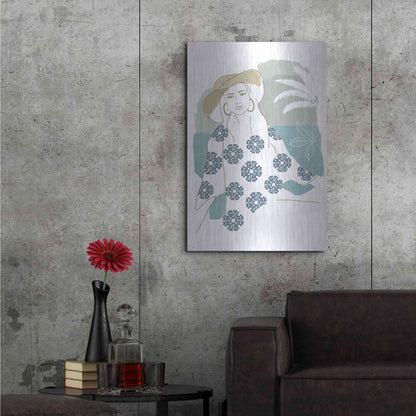 Luxe Metal Art 'Cap Esterel I' by Flora Kouta Metal Wall Art,24x36
