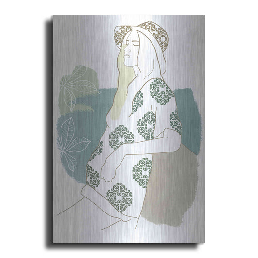 Luxe Metal Art 'Cap Esterel III' by Flora Kouta Metal Wall Art