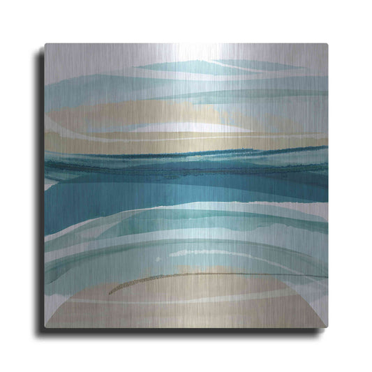 Luxe Metal Art 'Cirrus Flow II' by Flora Kouta Metal Wall Art