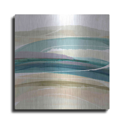 Luxe Metal Art 'Cirrus Flow III' by Flora Kouta Metal Wall Art