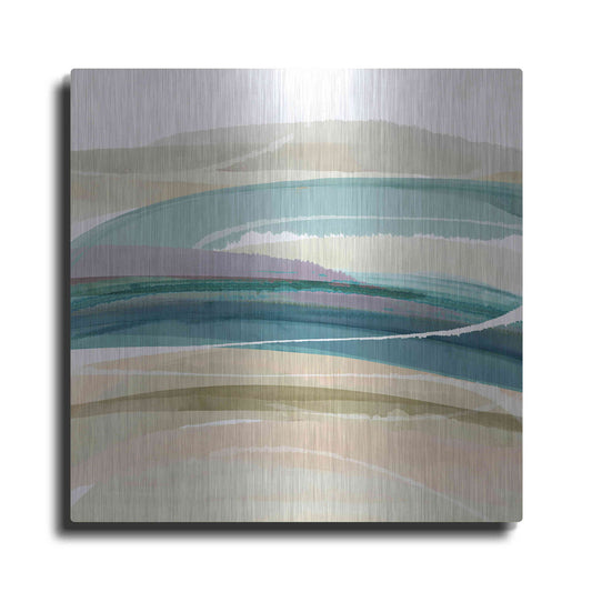 Luxe Metal Art 'Cirrus Flow III' by Flora Kouta Metal Wall Art