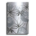 Luxe Metal Art 'Monochrome Flowers II' by Flora Kouta Metal Wall Art