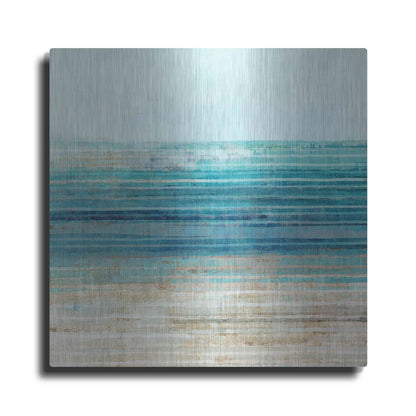 Luxe Metal Art 'Ocean Daydream I' by Flora Kouta Metal Wall Art