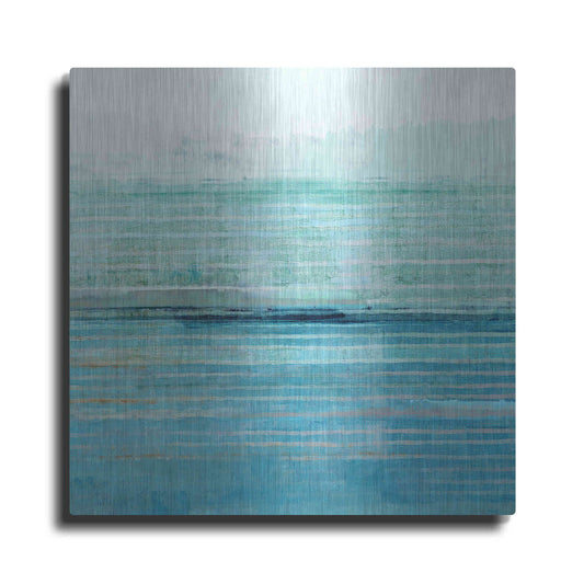 Luxe Metal Art 'Ocean Daydream II' by Flora Kouta Metal Wall Art