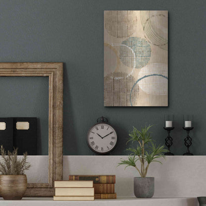 Luxe Metal Art 'Woven Baskets I' by Flora Kouta Metal Wall Art,12x16