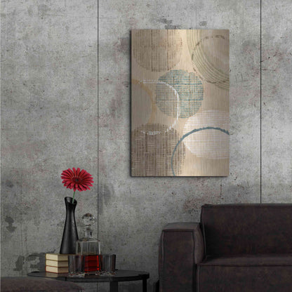 Luxe Metal Art 'Woven Baskets I' by Flora Kouta Metal Wall Art,24x36