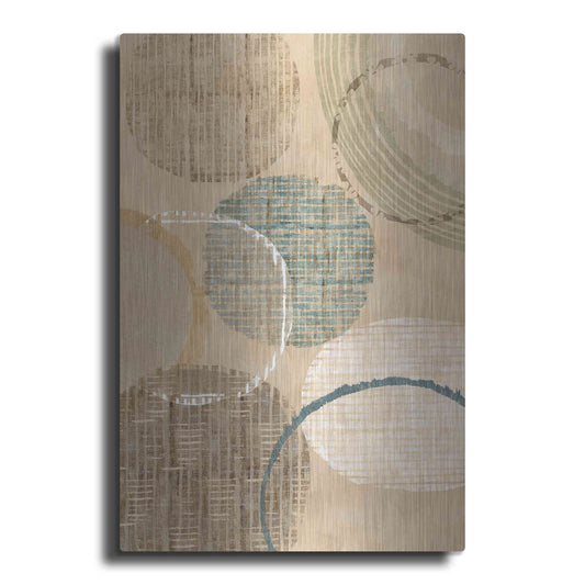 Luxe Metal Art 'Woven Baskets I' by Flora Kouta Metal Wall Art