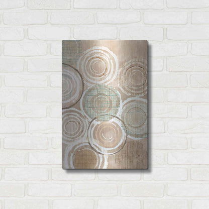 Luxe Metal Art 'Woven Baskets III' by Flora Kouta Metal Wall Art,16x24