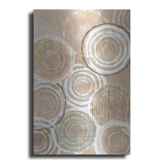 Luxe Metal Art 'Woven Baskets IV' by Flora Kouta Metal Wall Art