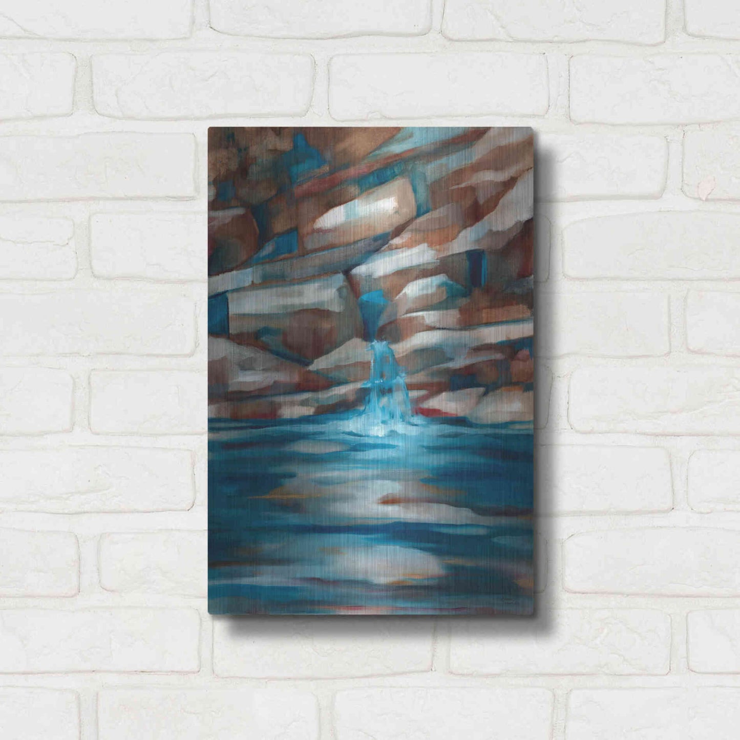 Luxe Metal Art 'Havasu Fall' by Louise Montillio Metal Wall Art,12x16