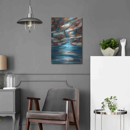 Luxe Metal Art 'Havasu Fall' by Louise Montillio Metal Wall Art,16x24