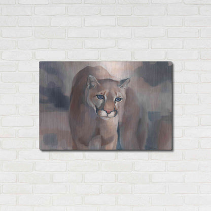 Luxe Metal Art 'Big Soft Kitty' by Louise Montillio Metal Wall Art,36x24