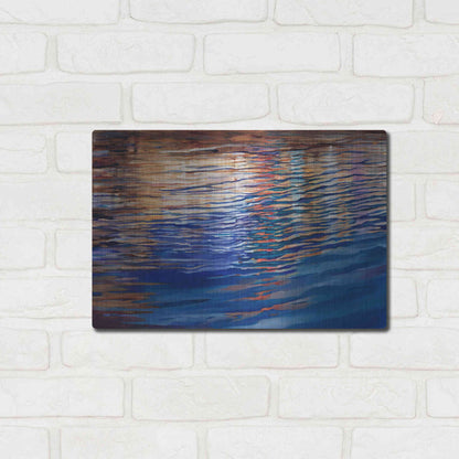Luxe Metal Art 'Dockside Waterlight' by Louise Montillio Metal Wall Art,16x12