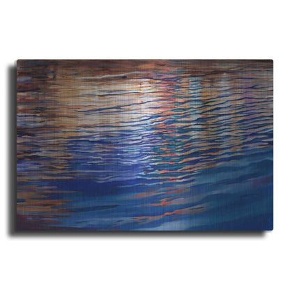 Luxe Metal Art 'Dockside Waterlight' by Louise Montillio Metal Wall Art