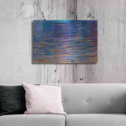 Luxe Metal Art 'Beachside Waterlight' by Louise Montillio Metal Wall Art,36x24