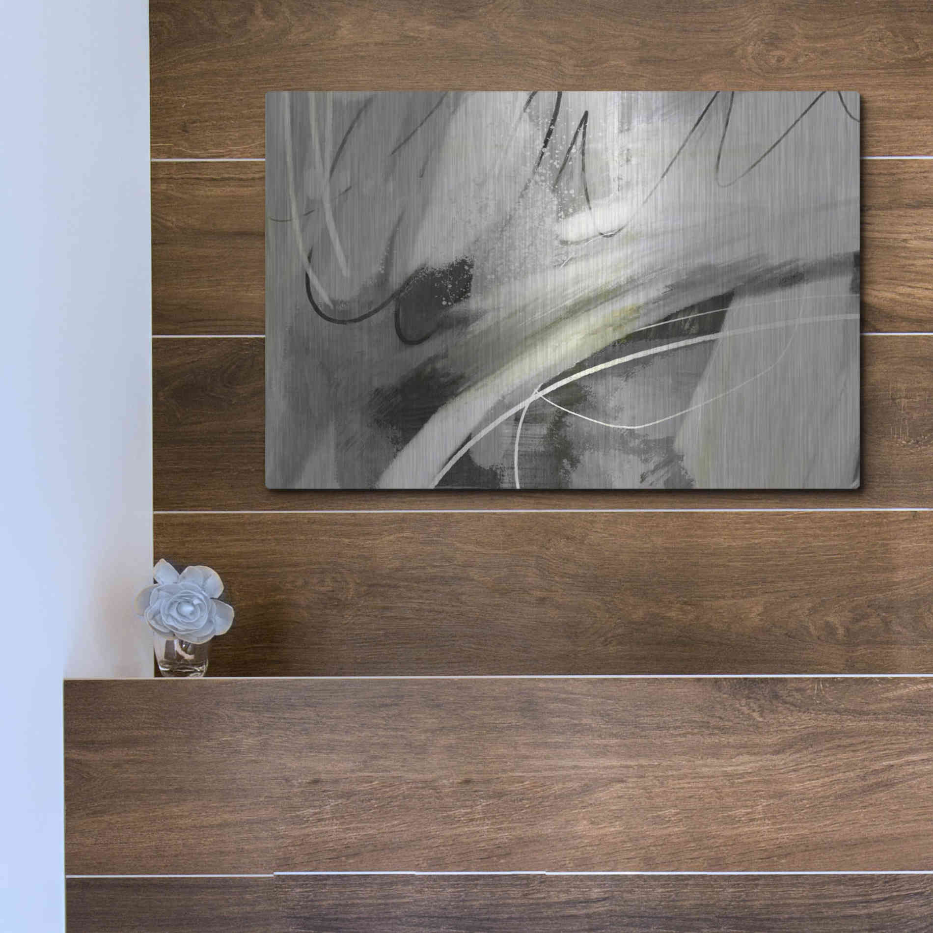 Luxe Metal Art 'Speak To Me' by Delores Naskrent Metal Wall Art,16x12