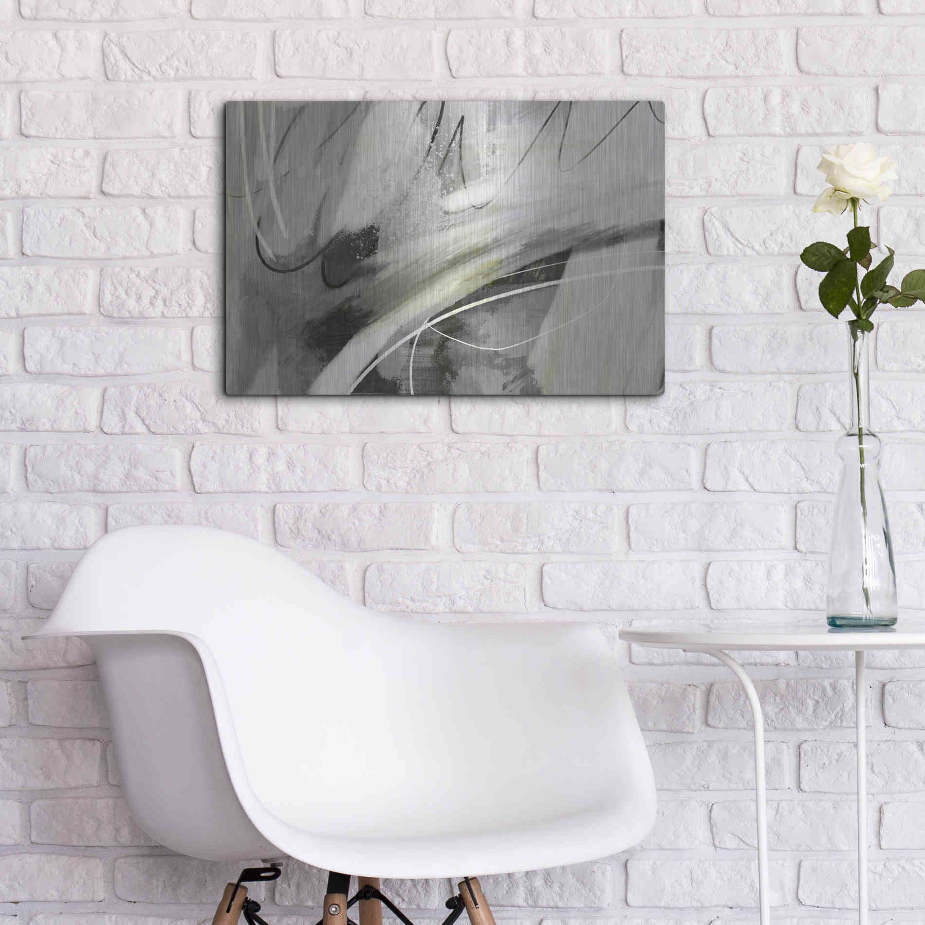 Luxe Metal Art 'Speak To Me' by Delores Naskrent Metal Wall Art,24x16