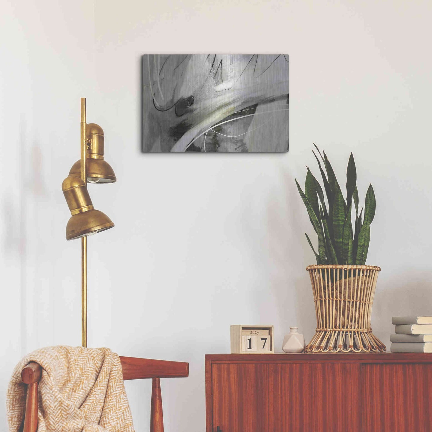 Luxe Metal Art 'Speak To Me' by Delores Naskrent Metal Wall Art,24x16