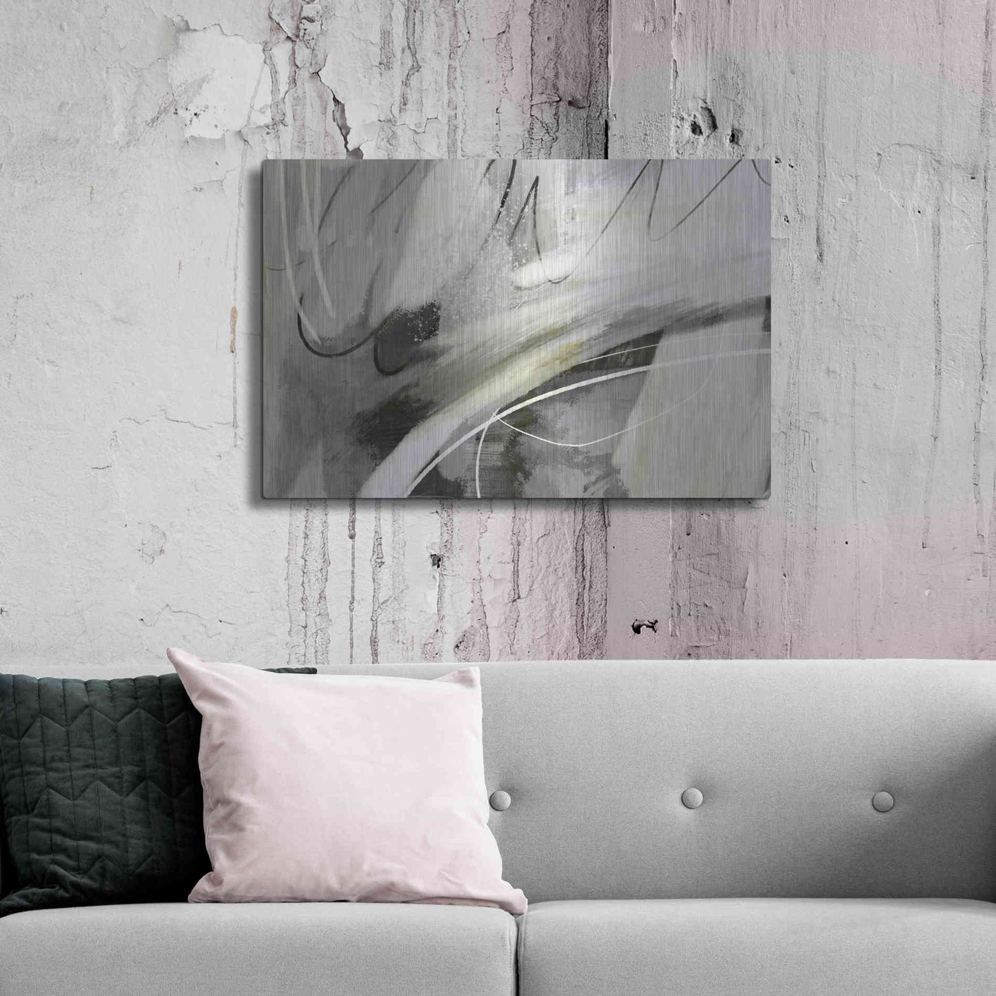 Luxe Metal Art 'Speak To Me' by Delores Naskrent Metal Wall Art,36x24