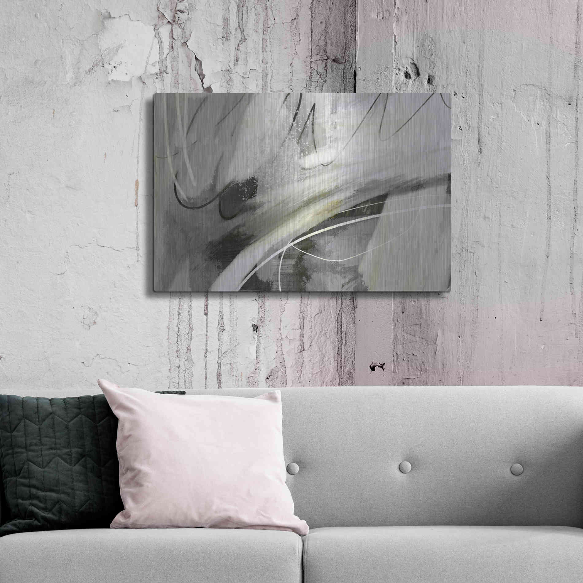 Luxe Metal Art 'Speak To Me' by Delores Naskrent Metal Wall Art,36x24