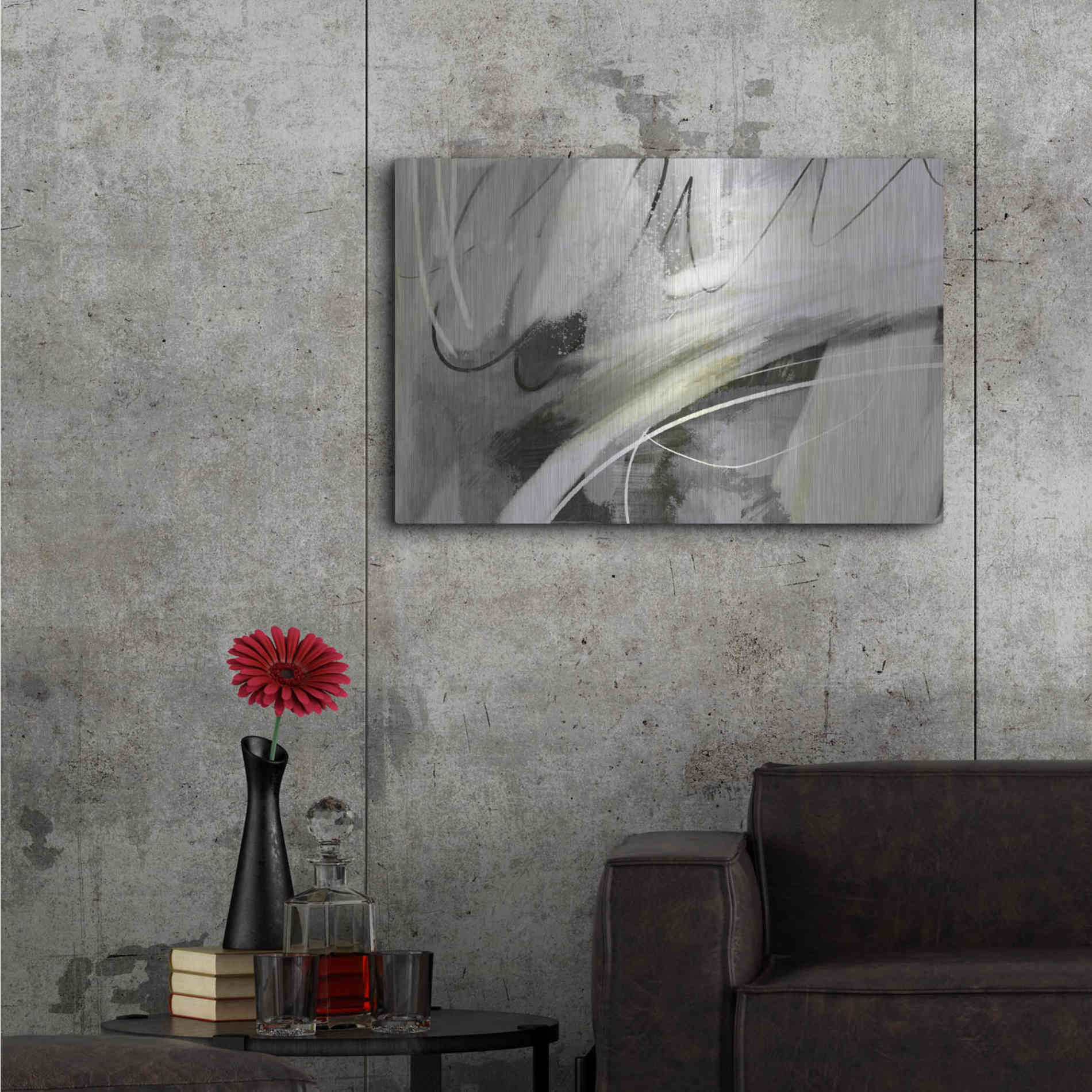 Luxe Metal Art 'Speak To Me' by Delores Naskrent Metal Wall Art,36x24