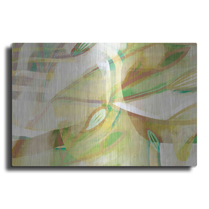 Luxe Metal Art 'Dusty Foliage' by Delores Naskrent Metal Wall Art