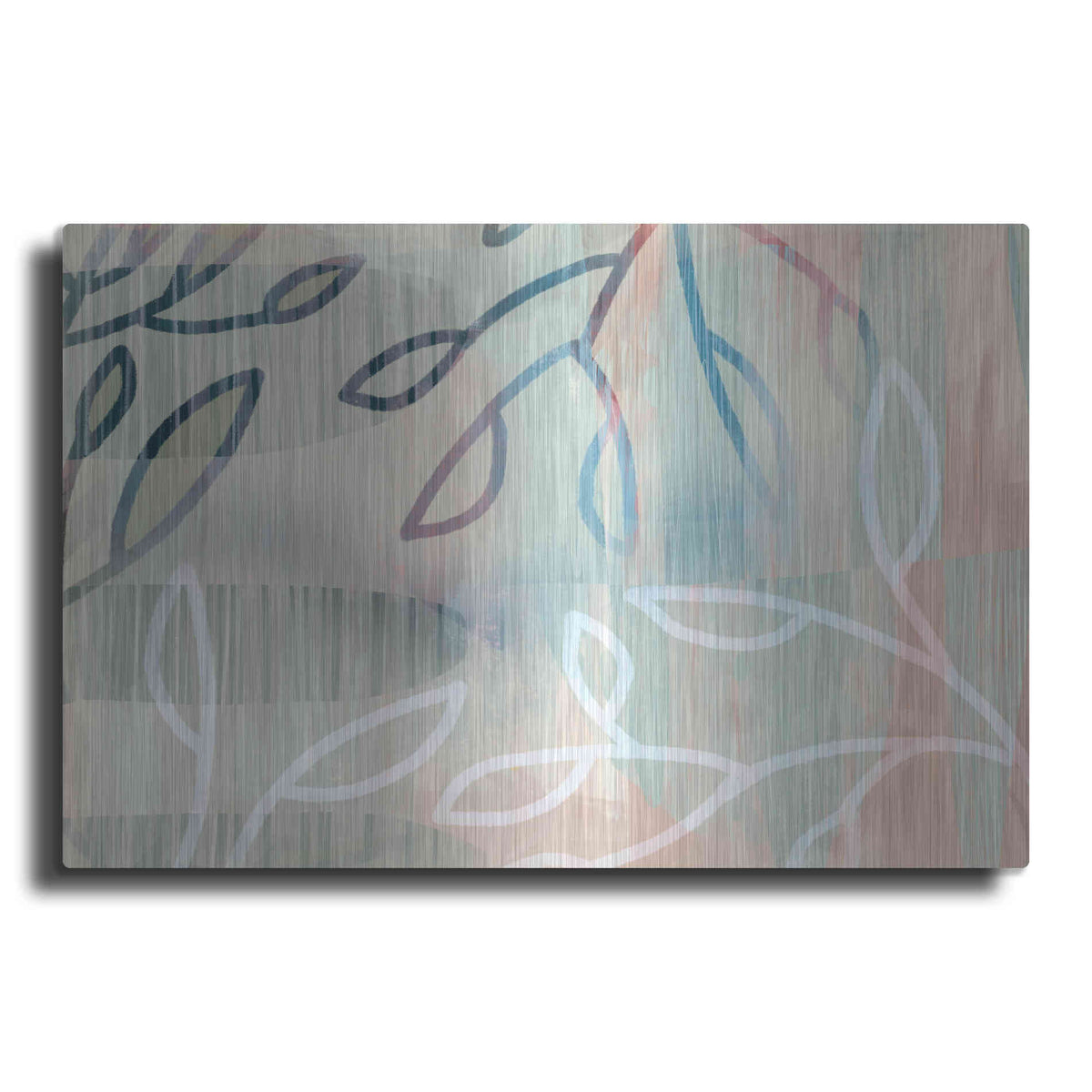 Luxe Metal Art 'Alice' by Delores Naskrent Metal Wall Art