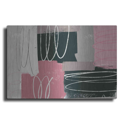 Luxe Metal Art 'Neopolitan' by Delores Naskrent Metal Wall Art