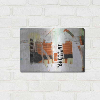 Luxe Metal Art 'Brillliant' by Delores Naskrent Metal Wall Art,16x12