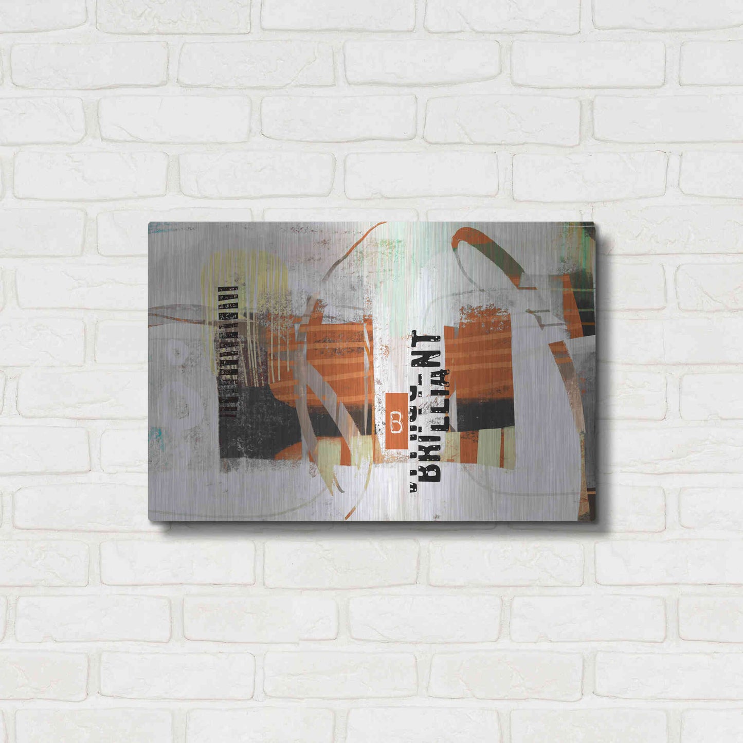 Luxe Metal Art 'Brillliant' by Delores Naskrent Metal Wall Art,24x16