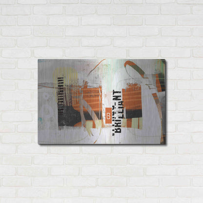 Luxe Metal Art 'Brillliant' by Delores Naskrent Metal Wall Art,36x24