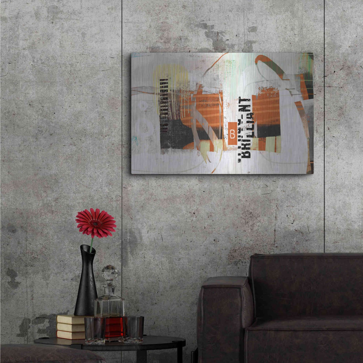 Luxe Metal Art 'Brillliant' by Delores Naskrent Metal Wall Art,36x24