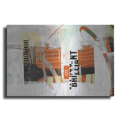 Luxe Metal Art 'Brillliant' by Delores Naskrent Metal Wall Art