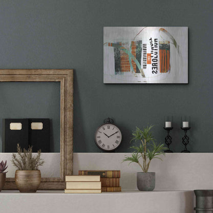 Luxe Metal Art 'Resolution' by Delores Naskrent Metal Wall Art,16x12