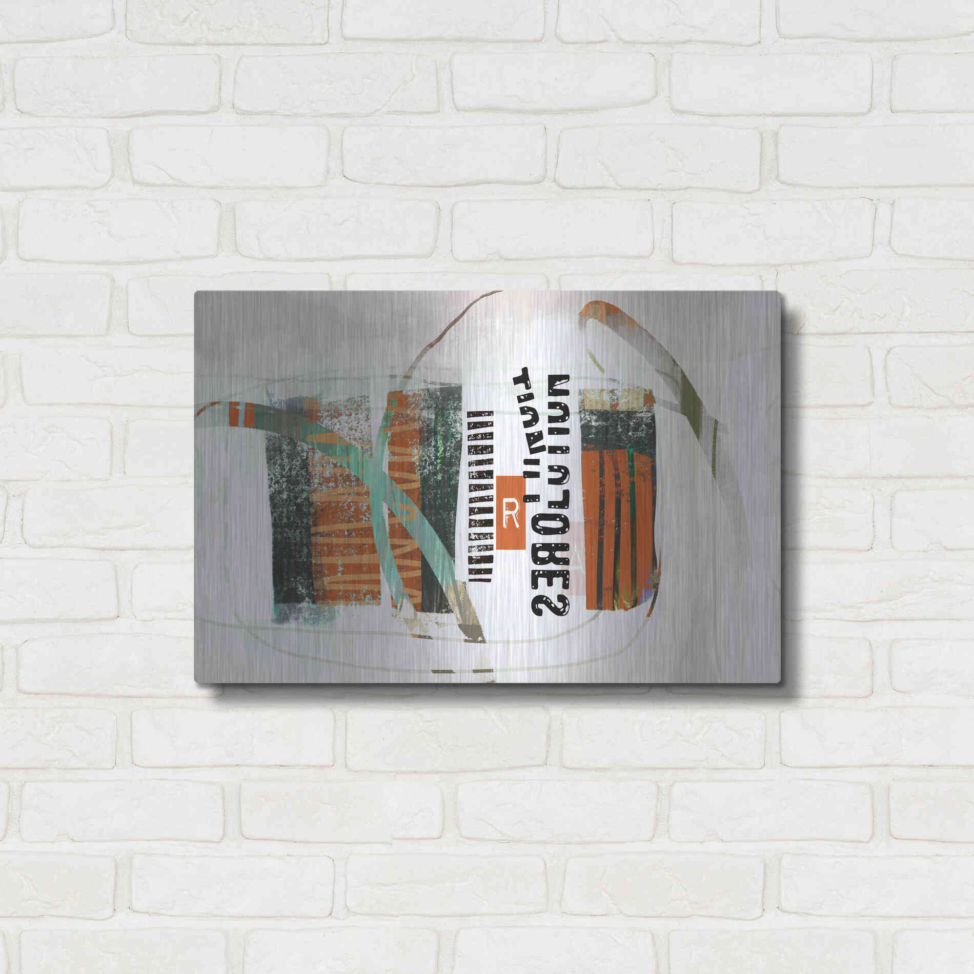 Luxe Metal Art 'Resolution' by Delores Naskrent Metal Wall Art,24x16