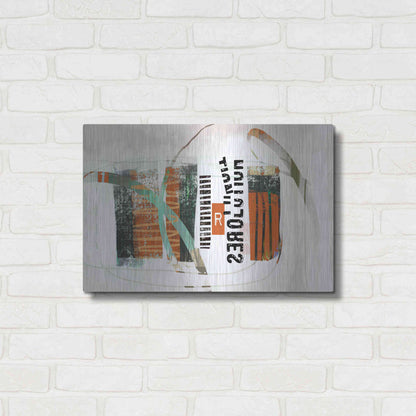 Luxe Metal Art 'Resolution' by Delores Naskrent Metal Wall Art,24x16