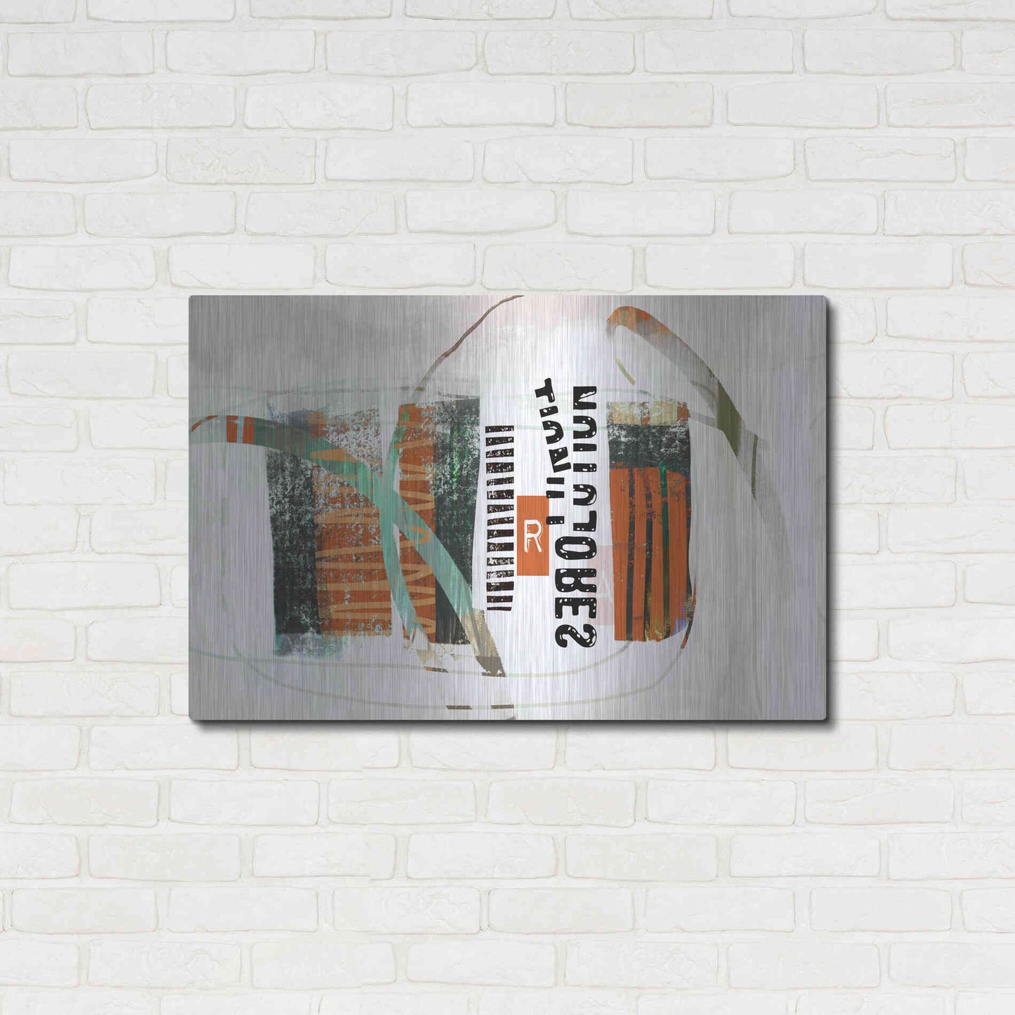 Luxe Metal Art 'Resolution' by Delores Naskrent Metal Wall Art,36x24
