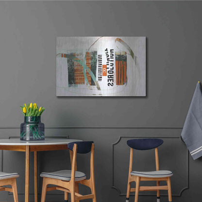 Luxe Metal Art 'Resolution' by Delores Naskrent Metal Wall Art,36x24