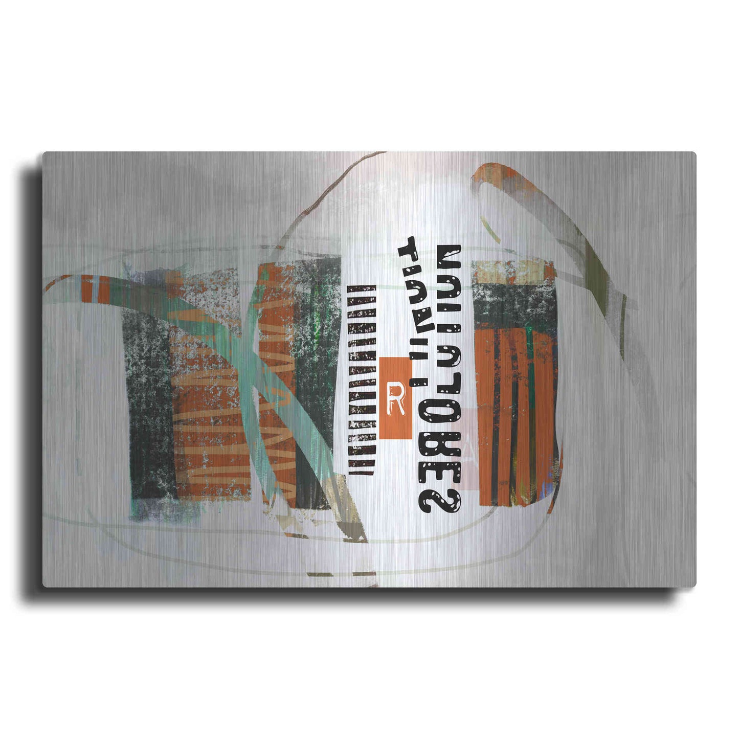 Luxe Metal Art 'Resolution' by Delores Naskrent Metal Wall Art