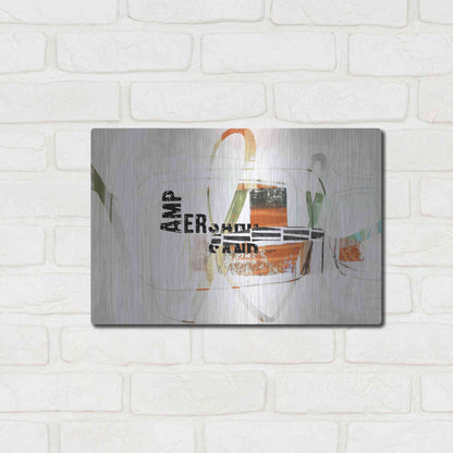 Luxe Metal Art 'Ampersand' by Delores Naskrent Metal Wall Art,16x12