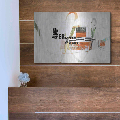 Luxe Metal Art 'Ampersand' by Delores Naskrent Metal Wall Art,16x12