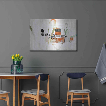 Luxe Metal Art 'Ampersand' by Delores Naskrent Metal Wall Art,36x24