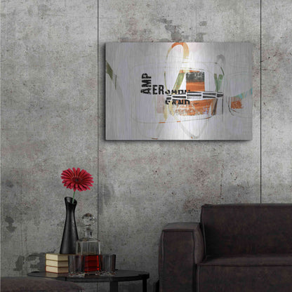 Luxe Metal Art 'Ampersand' by Delores Naskrent Metal Wall Art,36x24