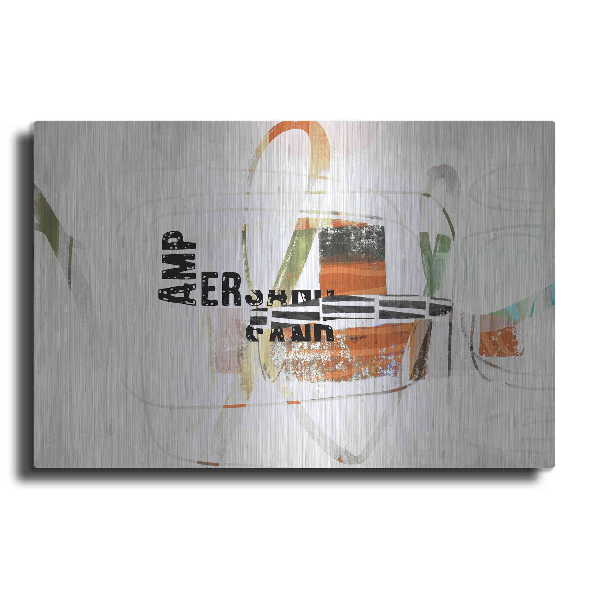 Luxe Metal Art 'Ampersand' by Delores Naskrent Metal Wall Art