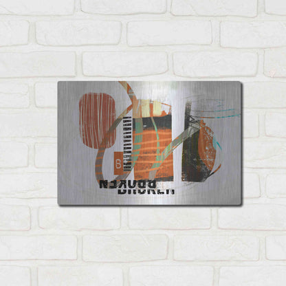 Luxe Metal Art 'Broken' by Delores Naskrent Metal Wall Art,16x12
